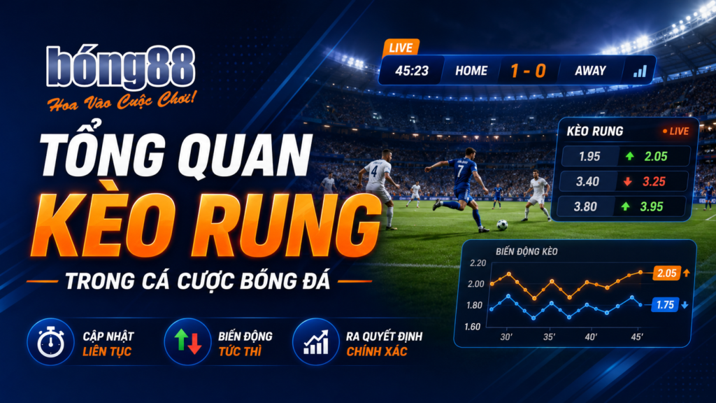 Tổng quan kèo rung trong cá cược bóng đá