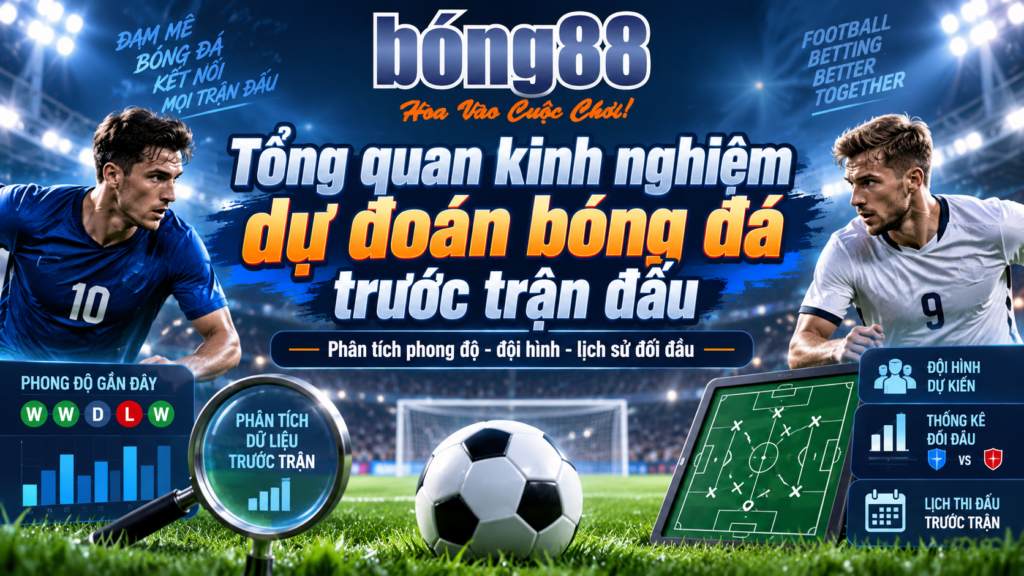 Tổng quan kinh nghiệm dự đoán bóng đá trước trận đấu